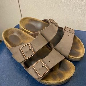brown birkenstocks